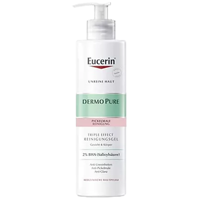 Юцерин (Eucerin) ДермоПьюр гель очищуючий потрійної дії для обличчя і тіла 400 мл — Фото 1