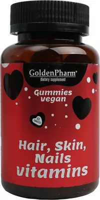 Витамины для волос, кожи и ногтей веганский мармелад капсулы жевательные №60 — Фото 1