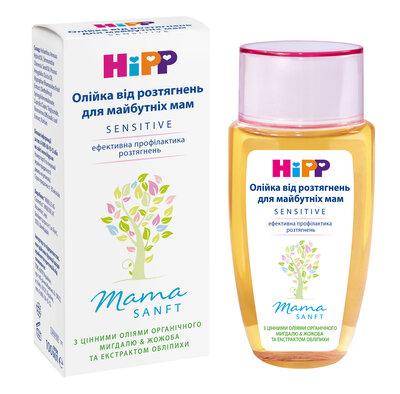 Хіпп Мама (HiPP) олія від розтяжок для вагітних 100 мл — Фото 1