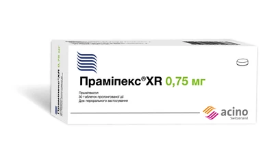 Праміпекс XR таблетки пролонгованої дії 0,75 мг №30 — Фото 1