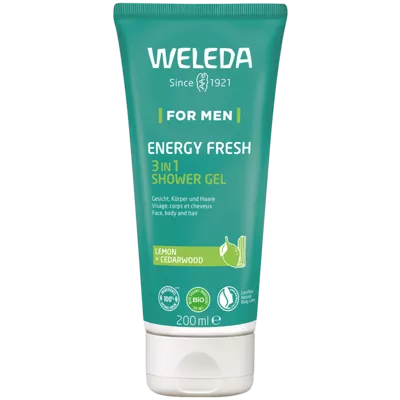 Веледа (Weleda) Мэн Энерджи гель для душа 3 в 1 200 мл — Фото 1
