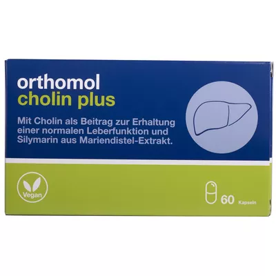 Ортомол Холін Плюс (Orthomol Cholin Plus) капсули на курс 30 днів — Фото 1