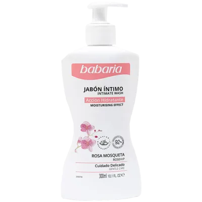 Бабария (Babaria) Гель для интимной гигиены с шиповником 300 мл — Фото 1