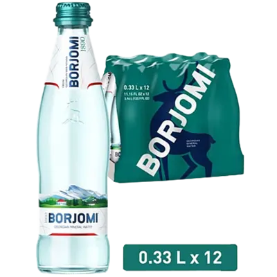 Вода минеральная Боржоми стеклянная бутылка 0,33 л — Фото 2