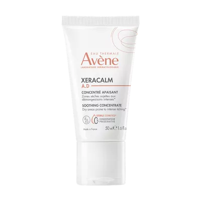Авен (Avene) Ксеракальм AD концентрат успокаивающий для сухих участков кожи, склонных к зуду 50 мл — Фото 3