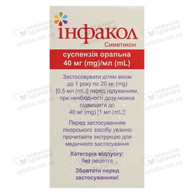 Інфакол суспензія 40 мг/мл флакон 50 мл — Фото 2