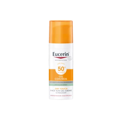 Юцерин (Eucerin) Оил Контрол гель-крем солнцезащитный ультралегкий для лица с матирующим эффектом SPF50+ 50 мл — Фото 1
