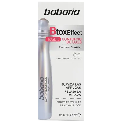 Бабария (Babaria) Крем для кожи вокруг глаз с эффектом ботокса ролик 12 мл — Фото 2