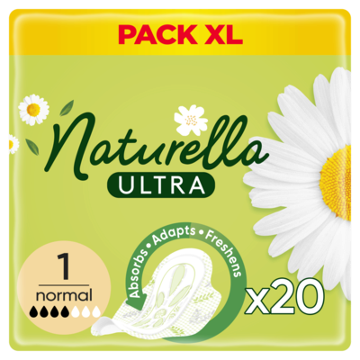 Прокладки Натурелла Ультра Нормал (Naturellа Ultra Normal) ароматизированные 1 размер, 4 капли 20 шт — Фото 1