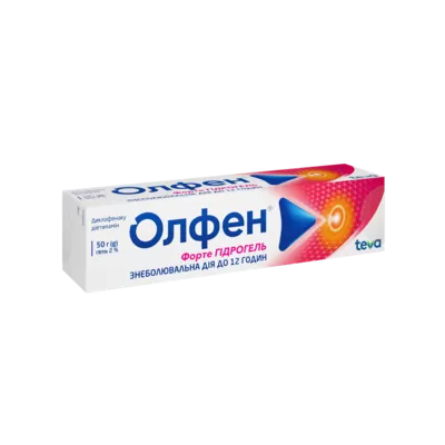 Олфен Форте гидрогель гель 2% туба 50 г — Фото 2