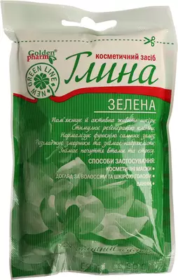 Глина зелена косметична 60 г — Фото 1