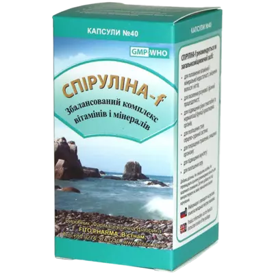 Спирулина-Ф капсулы №40 — Фото 1