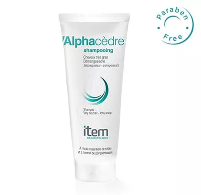Ітем Альфаседр (Item Alphacedre) шампунь себорегулюючий для жирного волосся і шкіри голови зі свербежем 200 мл — Фото 1