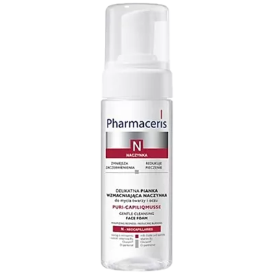 Фармацеріс N (Pharmaceris N) Пурі-Капілікмус пінка для вмивання ніжна зміцнююча капіляри для обличчя та шкіри навколо очей 150 мл — Фото 1