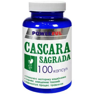 Паверфул (Powerful) Каскара Саграда капсулы 1 г №100 — Фото 1