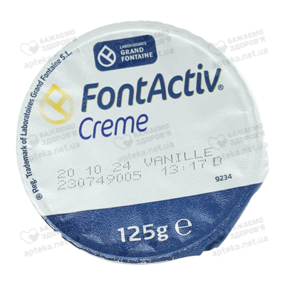Ентеральне харчування ФонтАктив (FontAktiv) крем ванільний 125 г — Фото 1
