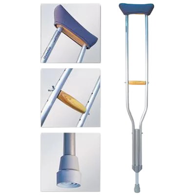 Костыль  Dr.Frei GM925L подмышечный металлический (170-190 см) 1 шт — Фото 1