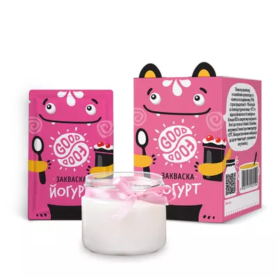 Закваска бактеріальна ГудФуд(Good Food) Йогурт1 г пакет №5 — Фото 1