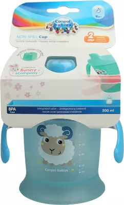 Чашка-непроливайка Канпол (Canpol babies) 31/300 Улыбка для детей с 12 месяцев 200 мл — Фото 1