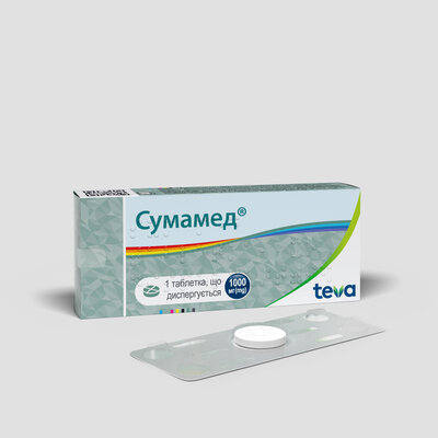 Сумамед таблетки диспергирующиеся 1000 мг №1 — Фото 4