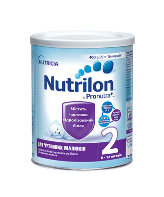 Смесь молочная Нутрилон 2 (Nutrilon) для чувствительных малышей с 6-12 месяцев 400 г — Фото 1