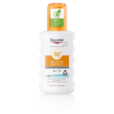 Юцерин (Eucerin) Сенситів Протект спрей сонцезахисний для дітей SPF50+ 200 мл — Фото 1