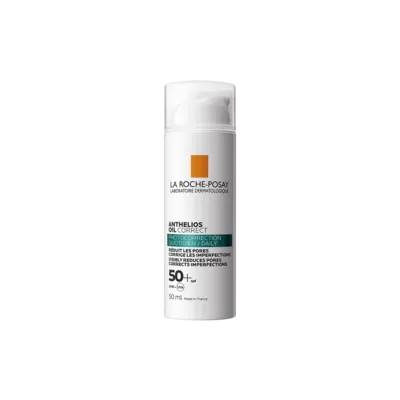Ля Рош (La Roche-Posay) Антгеліос Ойл Корект гель-крем сонцезахисний корегуючий для жирної, проблемної та схильної до акне шкіри обличчя SPF50+ 50 мл — Фото 1