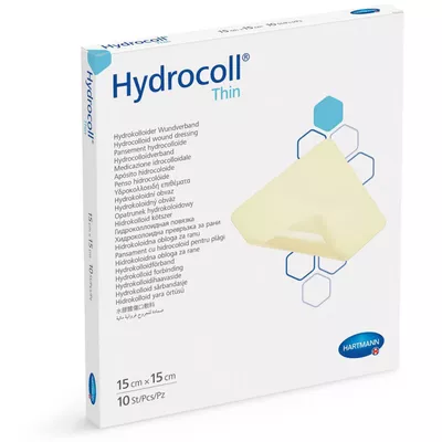 Пов'язка гідроколоїдна Гідроколл (Hydrocoll Thin) розмір 15 см*15 см 1 шт — Фото 1