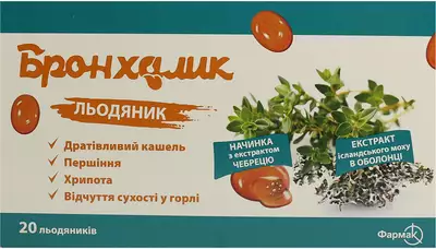 Бронхалик льодяники №20 — Фото 1