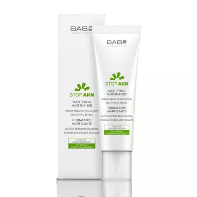Бабе Лабораторіос (Babe Laboratorios) Стоп АКН крем матуючий зволожуючий 50 мл — Фото 1