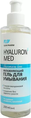 Ельфа Фарм (Elfa Pharm) Гіалурон5 Мед зволожуючий гель для вмивання обличчя 200 мл — Фото 1
