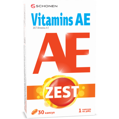 Зест (ZEST) Витамин A и E капсулы №30 — Фото 1