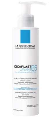 Ля Рош (La Roche-Posay) Цикапласт B5 очищуючий гель для заспокоєння шкіри обличчя та тіла немовлят, дітей та дорослих 200 мл — Фото 1