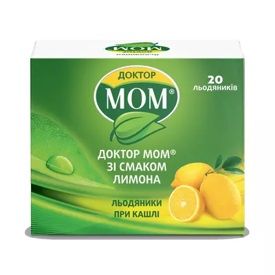Доктор Мом льодяники зі смаком лимона №20 — Фото 1