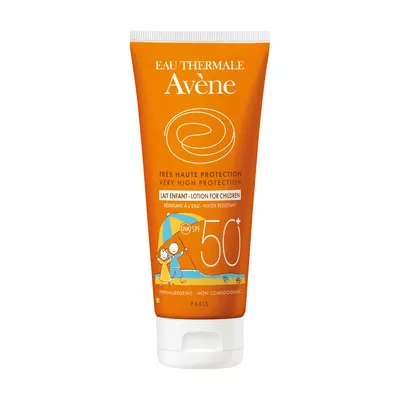 Авен (Avene) Солнцезащитное молочко для детей водостойкое без ароматизаторов для чувствительной кожи SPF50+ 100 мл — Фото 2