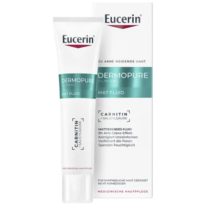 Юцерин (Eucerin) ДермоПьюр Клиникал матирующий флюид для проблемной кожи 40 мл — Фото 1