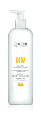 Бабе Лабораторіос (Babe Laboratorios) лосьйон відновлюючий для тіла з 10% сечовини для сухої та атопічної шкіри 500 мл — Фото 1