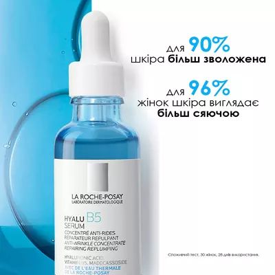 Ля Рош (La Roche-Posay) Гиалу В5 сыворотка для коррекции морщин и восстановления упругости кожи 30 мл — Фото 4