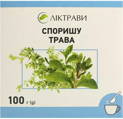 Споришу трава різано-пресована пачка 100 г — Фото 1