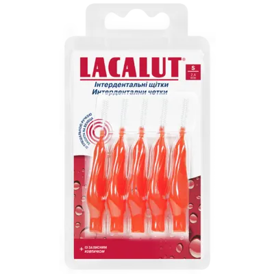 Зубні щітки Лакалут (Lacalut) інтердентальні розмір S 5 шт — Фото 1