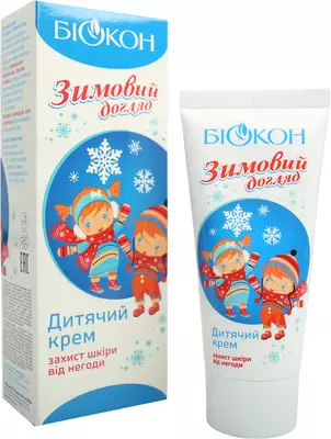 Крем дитячий "Зимовий догляд" Біокон проти вітру та негоди 60 мл — Фото 3