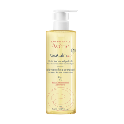 Авен (Avene) Ксеракальм AD олія очищувальна для дуже сухої шкіри, схильної до атопічного дерматиту та свербежу 400 мл — Фото 1