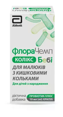 ФлораЧемп Колік Бебі краплі флакон 10 мл — Фото 1
