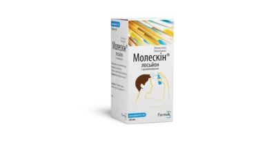 Молескін лосьйон 0,1 % 50 мл, фл. скляний з насос-дозатором — Фото 1