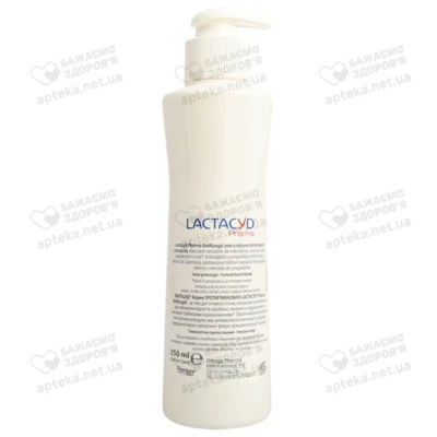 Засіб для інтимної гігієни Лактацид Фарма (Lactacyd Pharma) Протигрибковий у флаконі з дозатором 250 мл — Фото 5