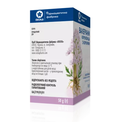 Валеріани кореневища з коренями пачка 50 г — Фото 3