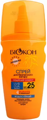 Спрей Биокон для безопасного загара SPF25 160 мл — Фото 1