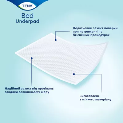 Пелюшки Тена Бед Плюс (Tena Bed Plus) 60 см*60 см 30 шт — Фото 5