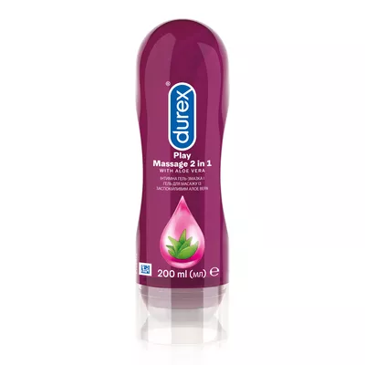 Гель-смазка Дюрекс (Durex Play Massage Aloe Vera) с алоэ 2 в1 200 мл — Фото 1