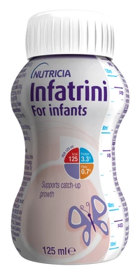 Інфатріні (Nutricia Infatrini) ентеральне харчування з харчовими волокнами від 0 до 18 місяців 125 мл — Фото 1